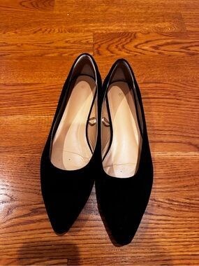 Black Pointed Toe Women's Flats
